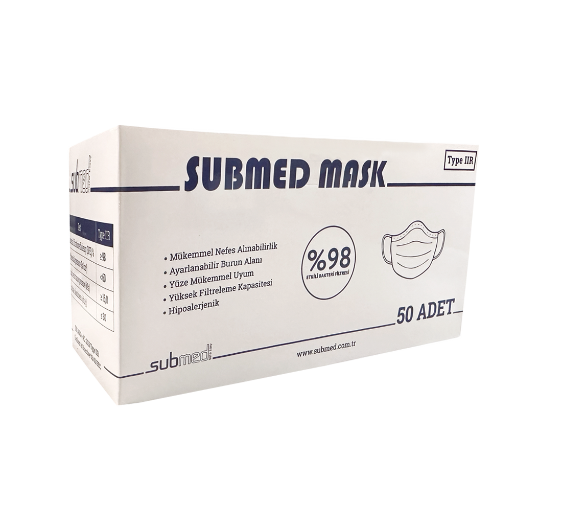 Munskydd Submed IIR med Öronband / 50