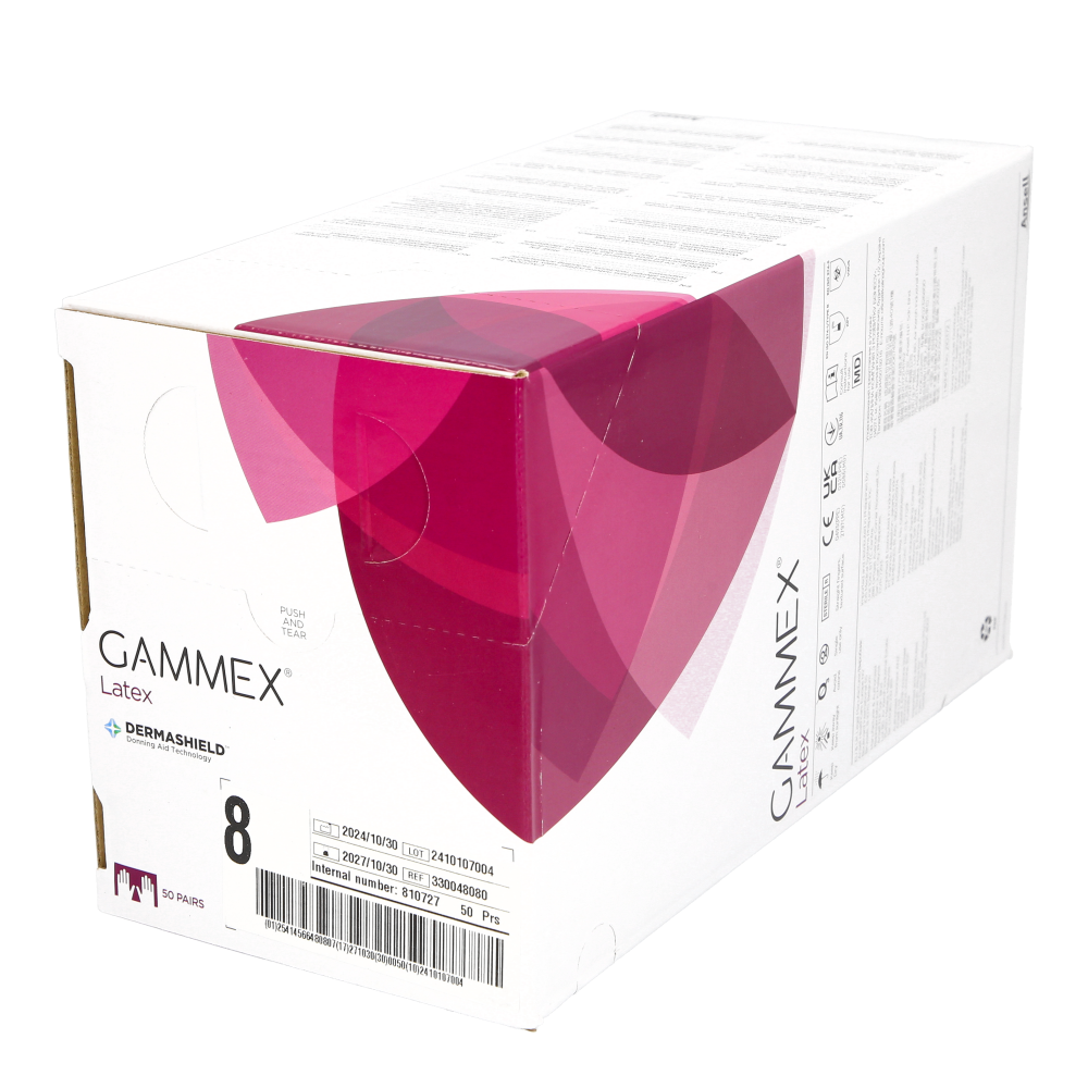 Op-Handske Gammex Latex Storlek 8,0 / 50