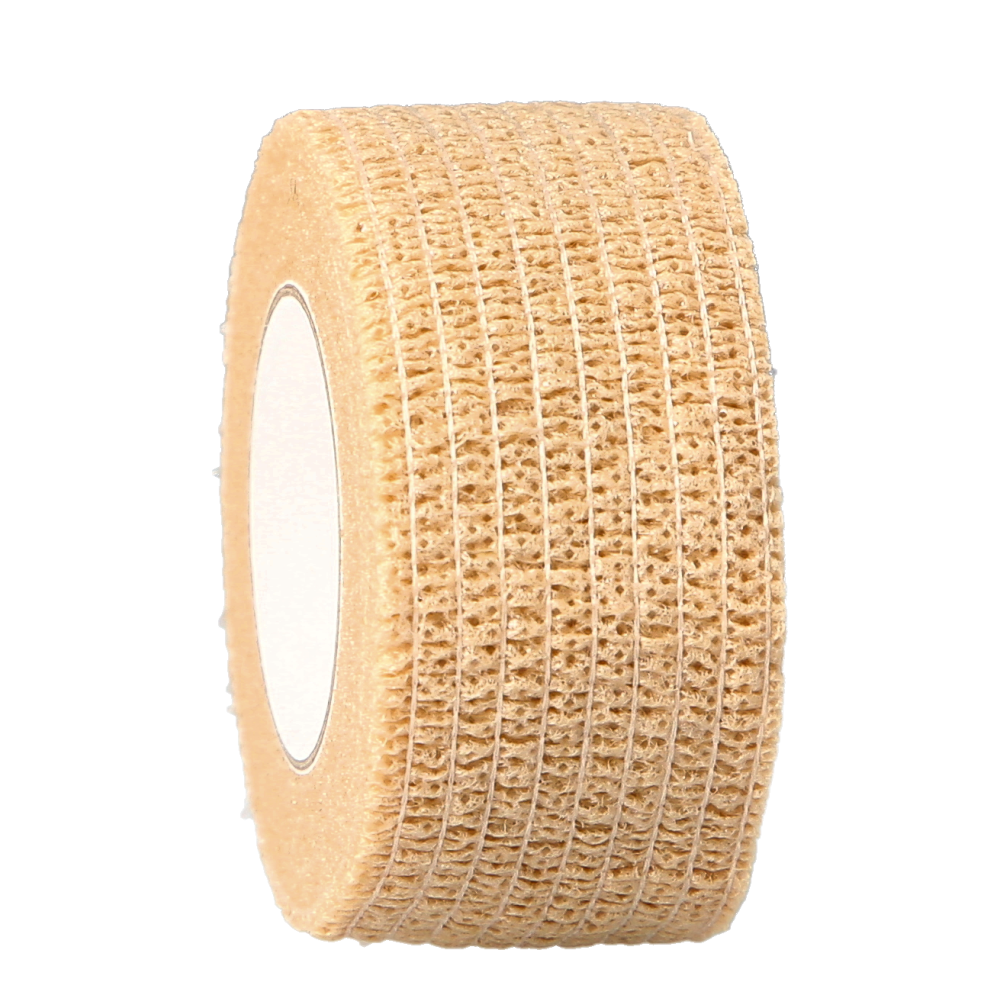 Bluebird Kohesive Självhäftande Linda Brun 2,5cm x 4,5m / 40