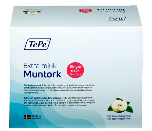 Muntork TePe Extra Mjuk Salivstimulerande / 24