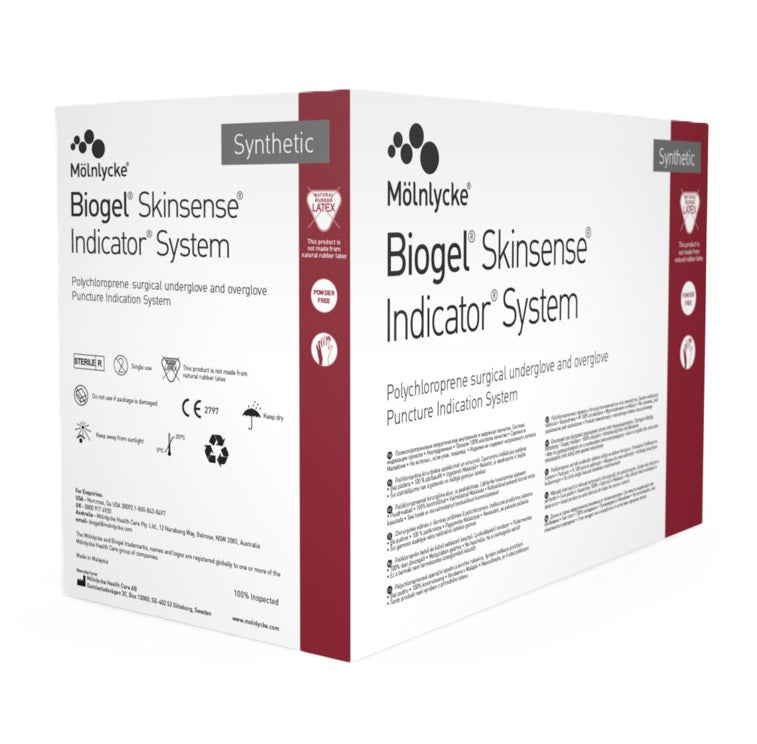 Op-Handske Biogel Skinsense Indicator System Storlek 6,0 / 2x25