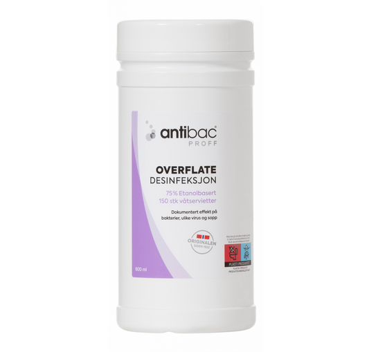 Desinfektionsservett Antibac för yta i rör / 150