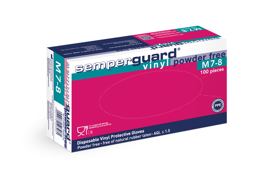 Vinylhandske Semperguard Vinyl Comfort L / 100