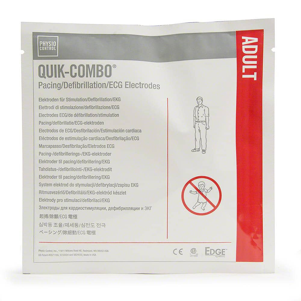 Defibrilleringselektrod QUIK-COMBO Vuxen Lifepak 15