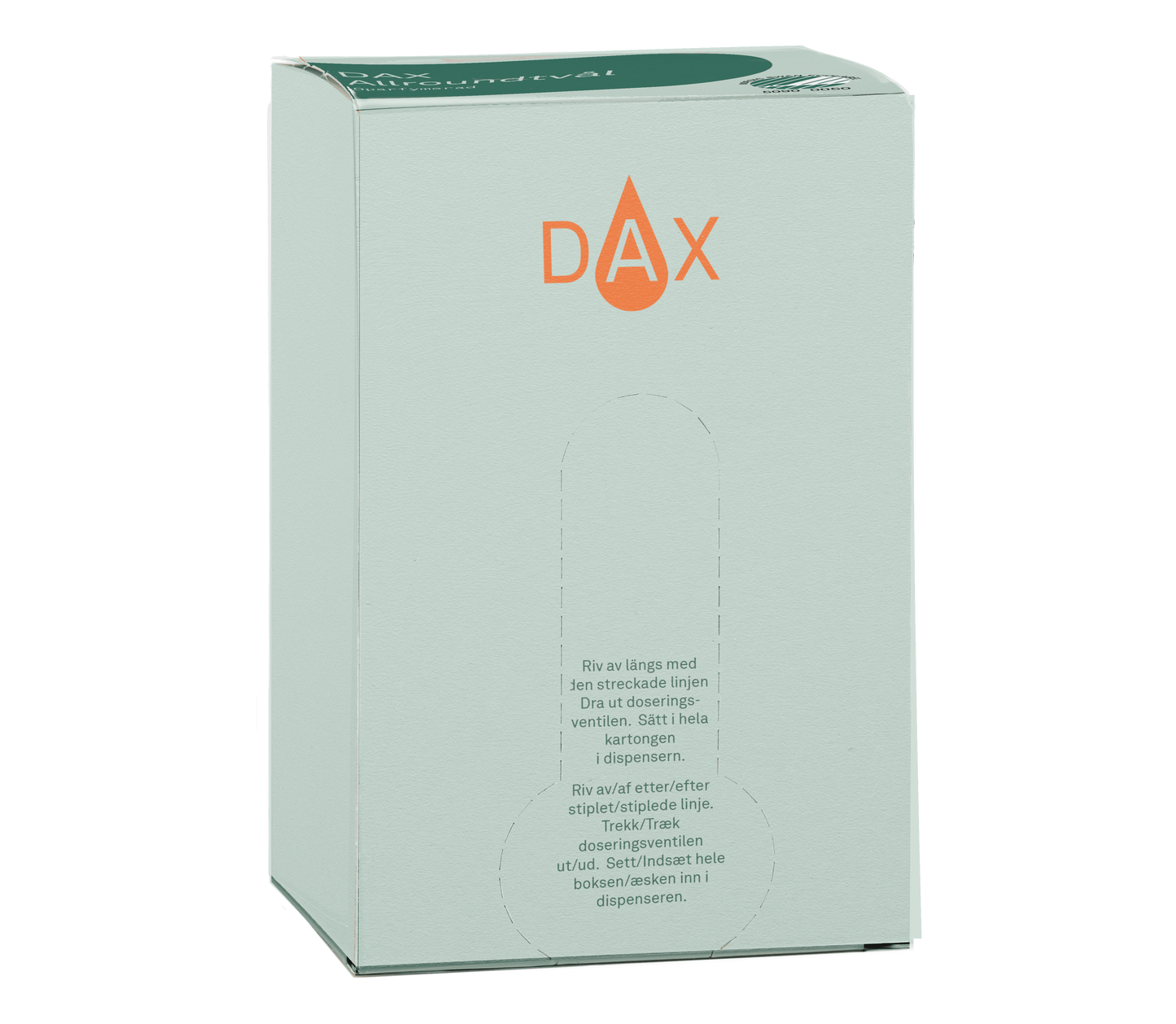 DAX Allroundtvål Oparfymerad refill till automatdispenser 700ml