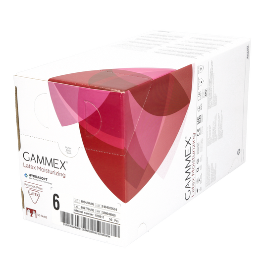 Op-Handske Gammex Latex Moisturizing Storlek 6,0 / 50