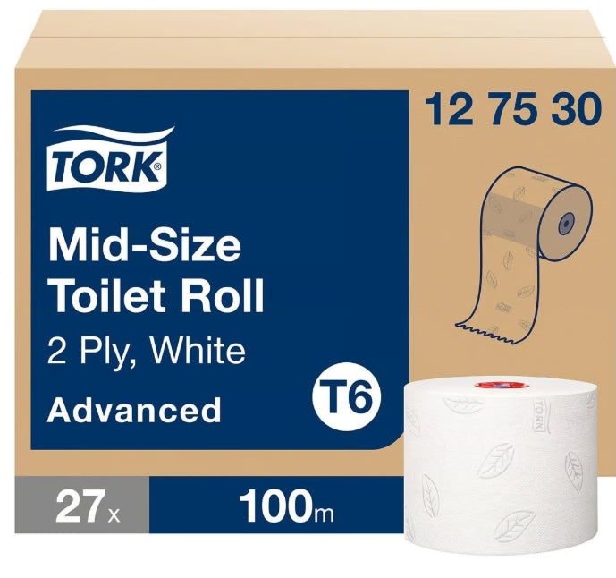 Toalettpapper Tork Advanced Auto-Shift T6 100m / 27