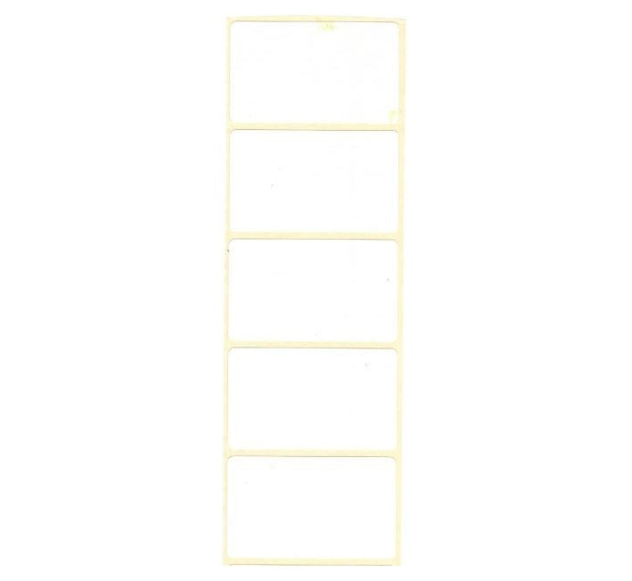 Etikett Självhäftande Pelo 50 x 30mm Vit / 1000