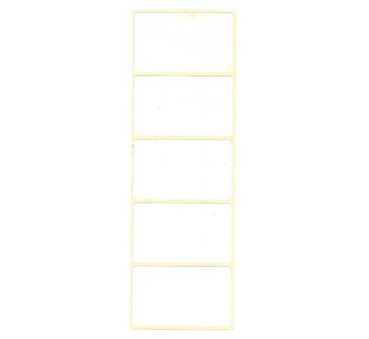 Etikett Självhäftande Pelo 50 x 30mm Vit / 1000