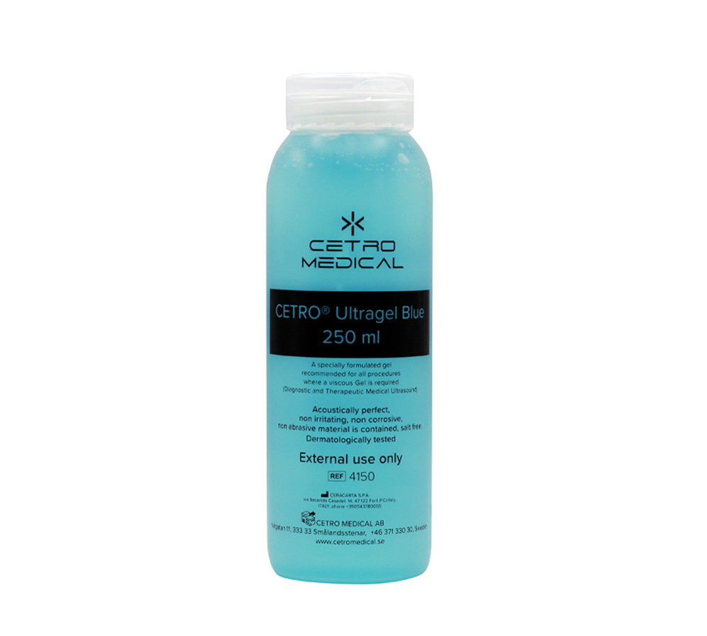 Ultraljudsgel Cetro Blue Blåfärgad 250ml
