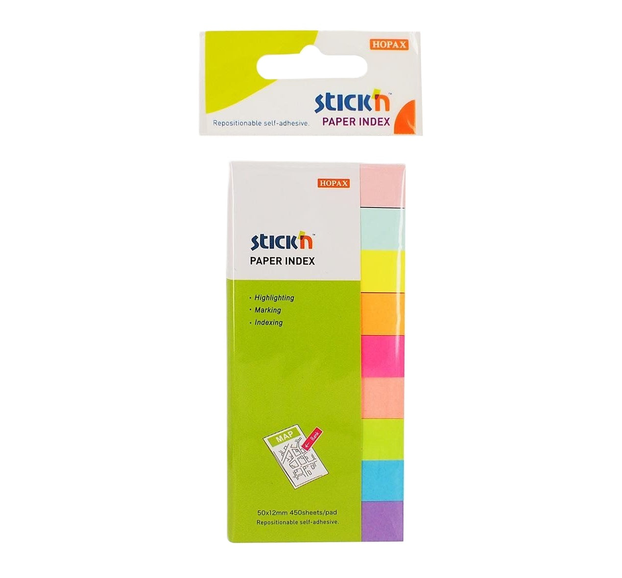 Märkflik Stik'n 9 Färger 9 x 50st