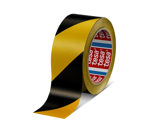 Varningstejp Gul Svart 50mm x 33m