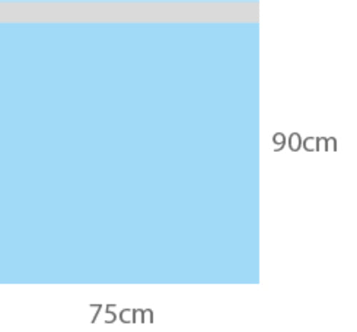 Op-handduk Coverline Häftande 2-lager 75 x 90cm / 120