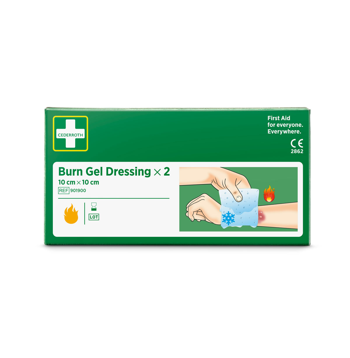 Cederroth Burn Gel Dressing 10 x 10cm / 2