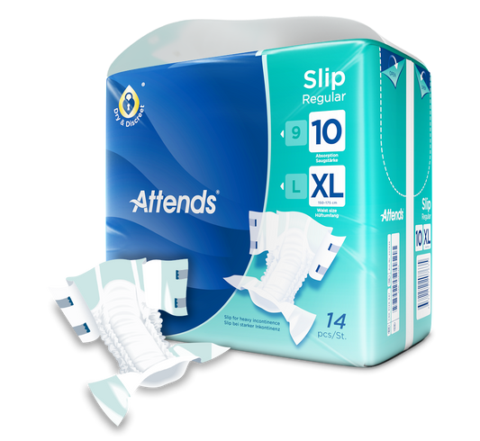 Inkontinensskydd Attends Slip Regular 10 XL / 14