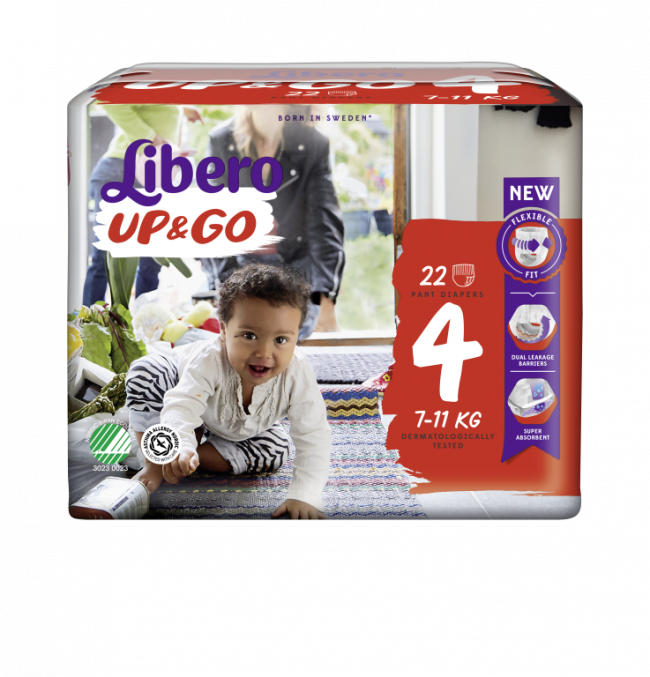 Libero Blöja Up&Go Storlek 4 7-11kg / 22