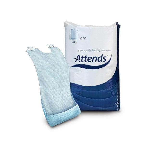 Haklapp Attends BIB Blå med klisterremsa 35 x 67cm / 250