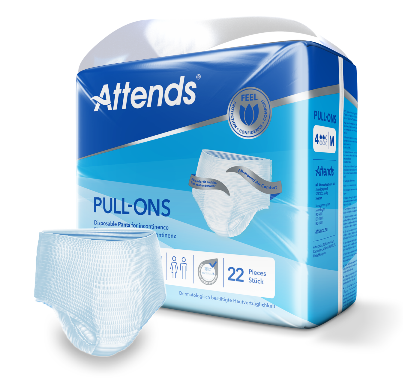 Inkontinensskydd Attends Pull-Ons 4 M / 22