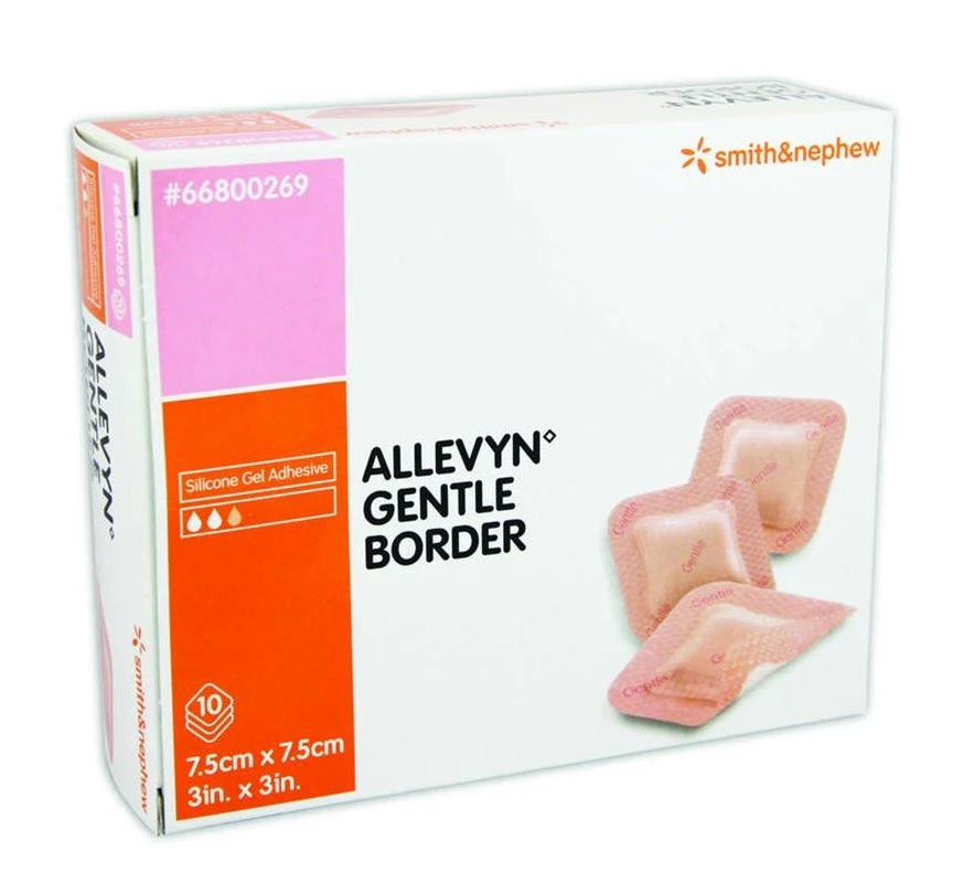 Allevyn Gentle Border 7,5 x 7,5cm / 10
