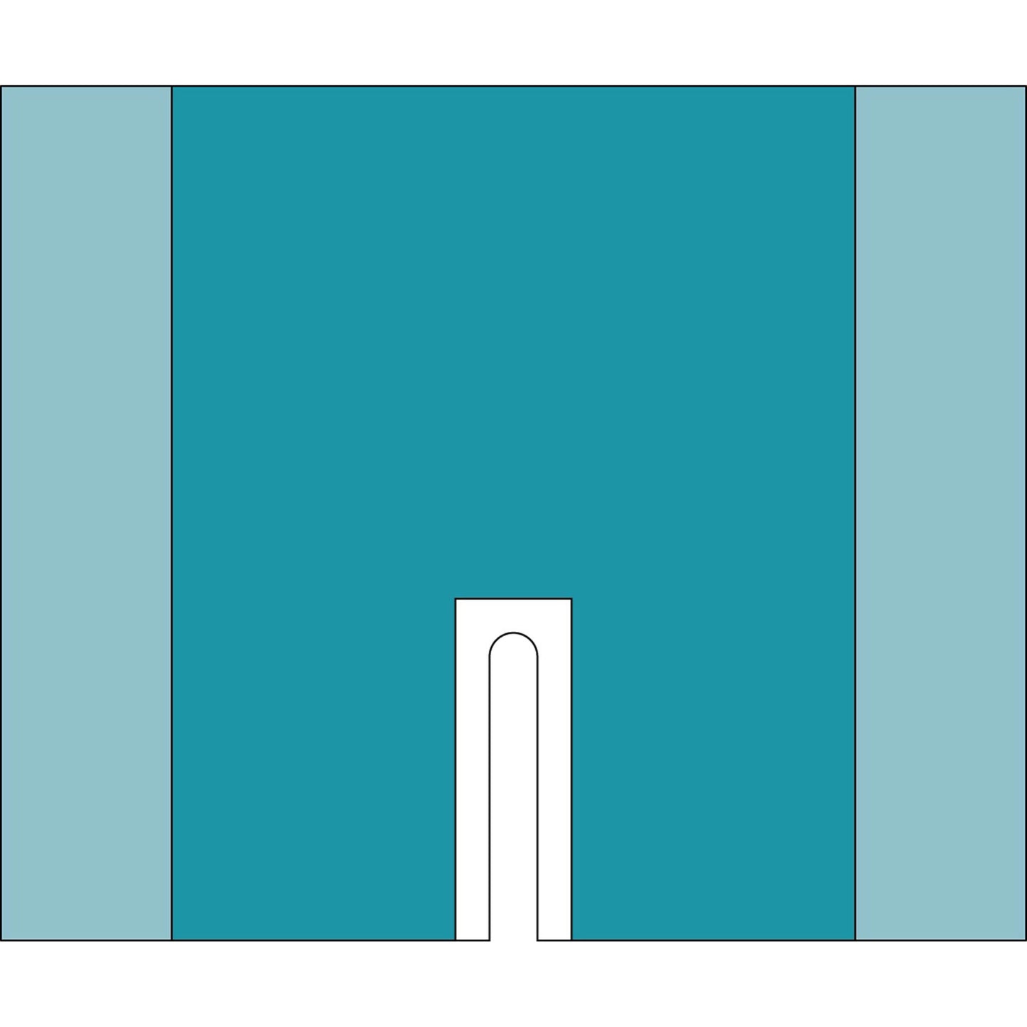 Slitslakan Barrier 150 x 125cm Slits 7x45cm / 60