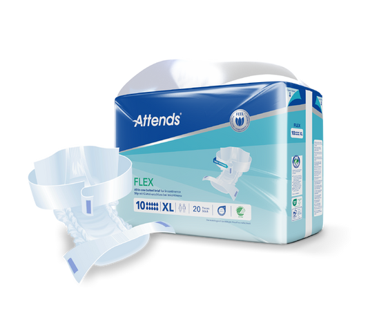 Inkontinensskydd Attends Flex 10 XL / 20