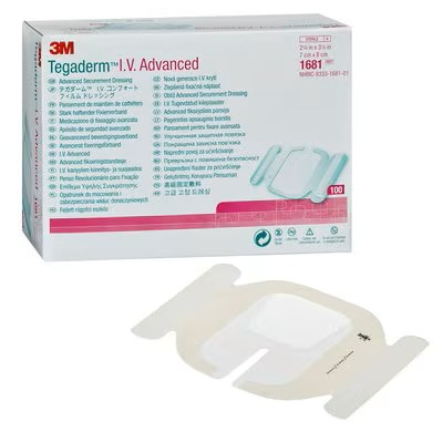 Tegaderm IV Advanced 7 x 8cm 1681 / 100