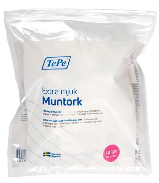 Muntork TePe Extra Mjuk Skumgummi Large / 50