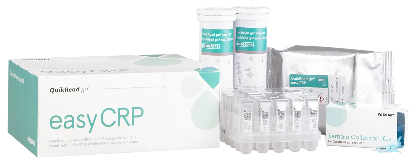 QuikRead go Easy CRP kit med sample collector / 50