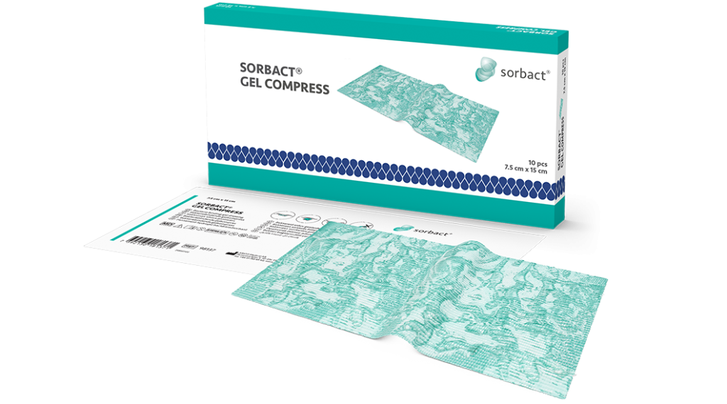 Sorbact Gel Compress 3,0 x 15cm / 10