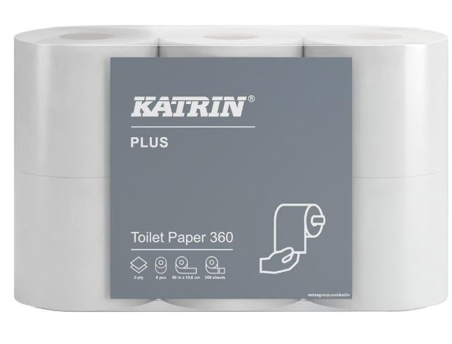 Toalettpapper Katrin Plus 360 2-lager 50m / 42