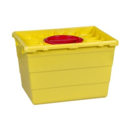 Riskavfallsbox Multi-Safe 25L med dubbellock