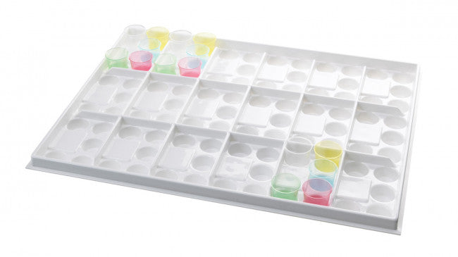 Medicinbricka för 90st Smala Bägare