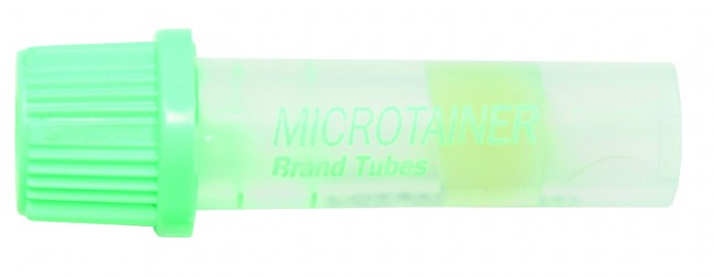 Kapillärprovtagningsrör Ljusgrön Li/hep Gel / 50