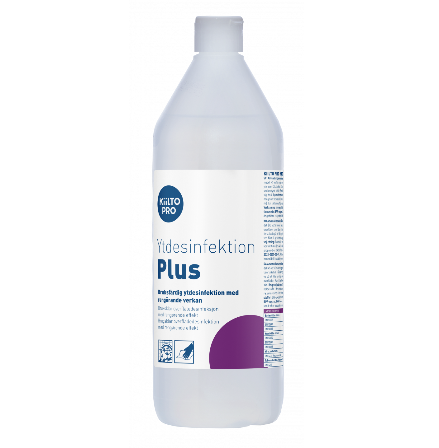 Ytdesinfektion Dax Kiilto Pro Plus 1L