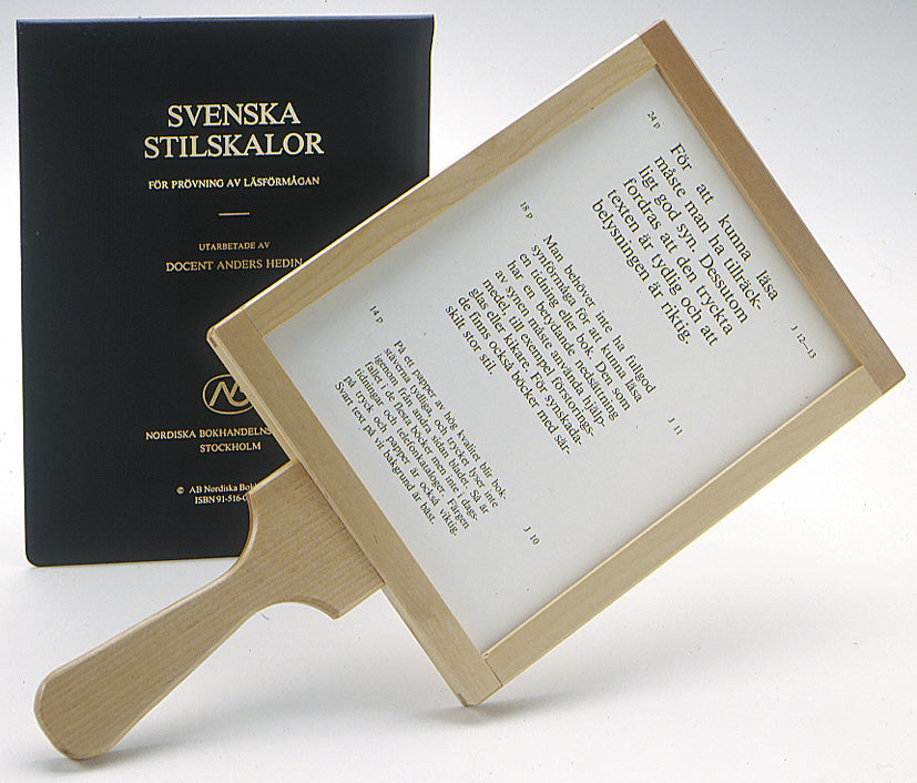 Stilskala Hedin/Jäger/Lundberg 8st svenska skalor i fodral