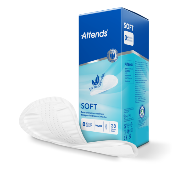 Inkontinensskydd Attends Soft 0 Micro / 28