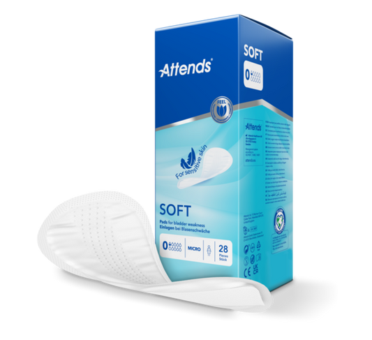 Inkontinensskydd Attends Soft 0 Micro / 28