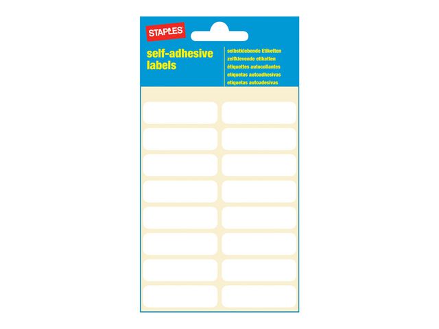 Etikett Allround Vit 12 x 40mm / 112