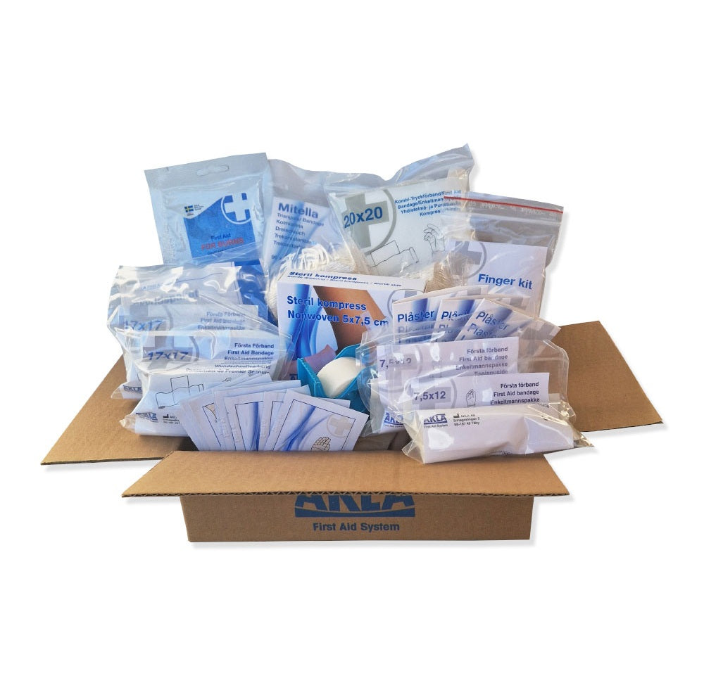 Refill till Förstahjälpen låda II Akla