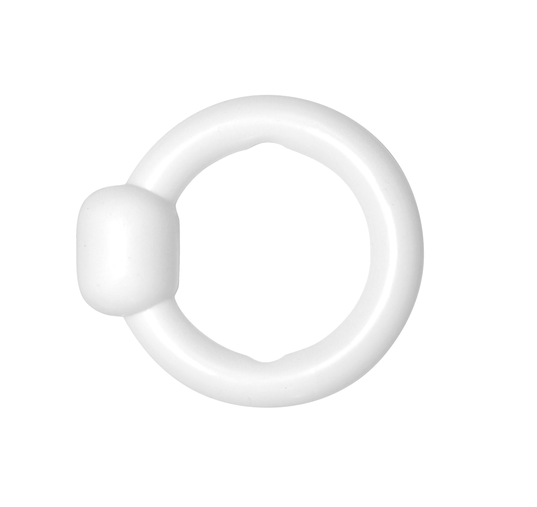 Livmoderring Silikon med Knob 87mm