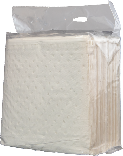 Tvättlapp Papper 9-lager Plan 19 x 19cm / 1200