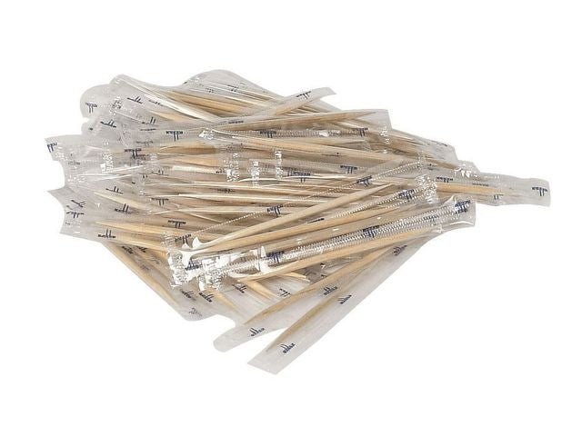 Tandpetare Trä Rund Hygienförpackade / 1000
