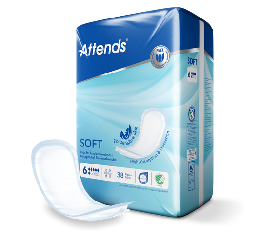 Inkontinensskydd Attends Soft 6 / 38