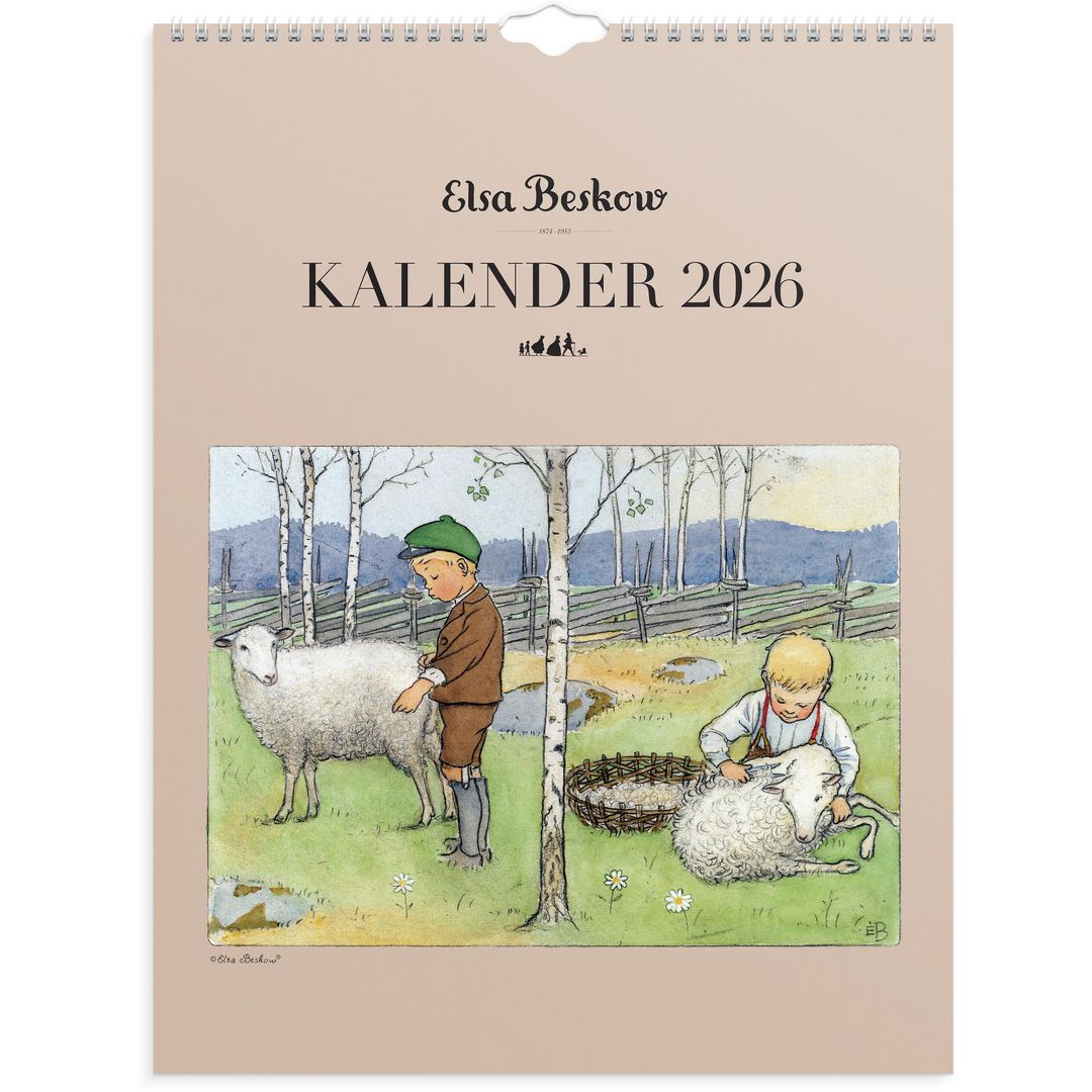 Väggkalender Elsa Beskow 2026