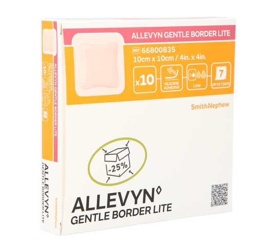 Allevyn Gentle Border Lite 10 x 10cm / 10