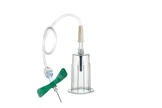 Venepunktursett med holder/stikkdeksel 21G 0,8x19mm 30cm / 35