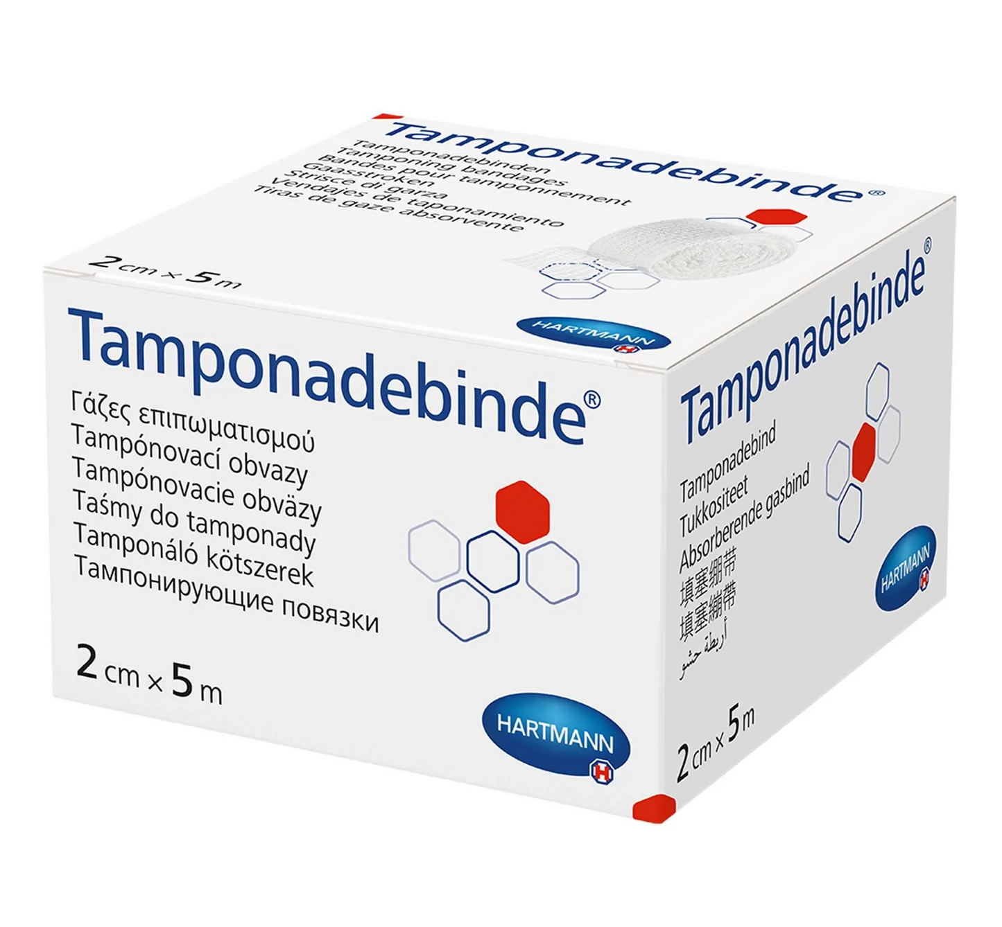 Tamponad Gasväv 2cm x 5m 24-trådig Steril