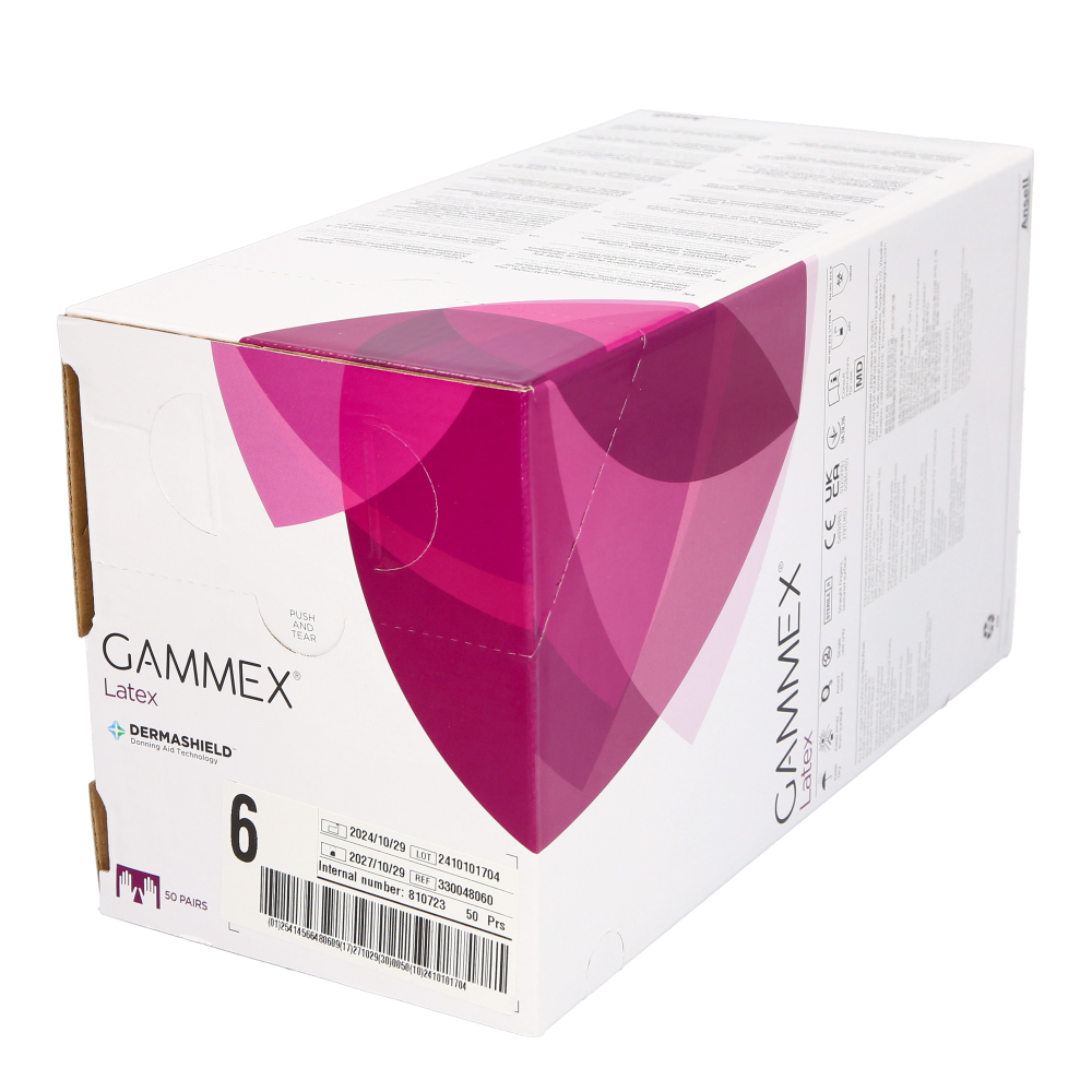 Op-Handske Gammex Latex Storlek 6,0 / 50