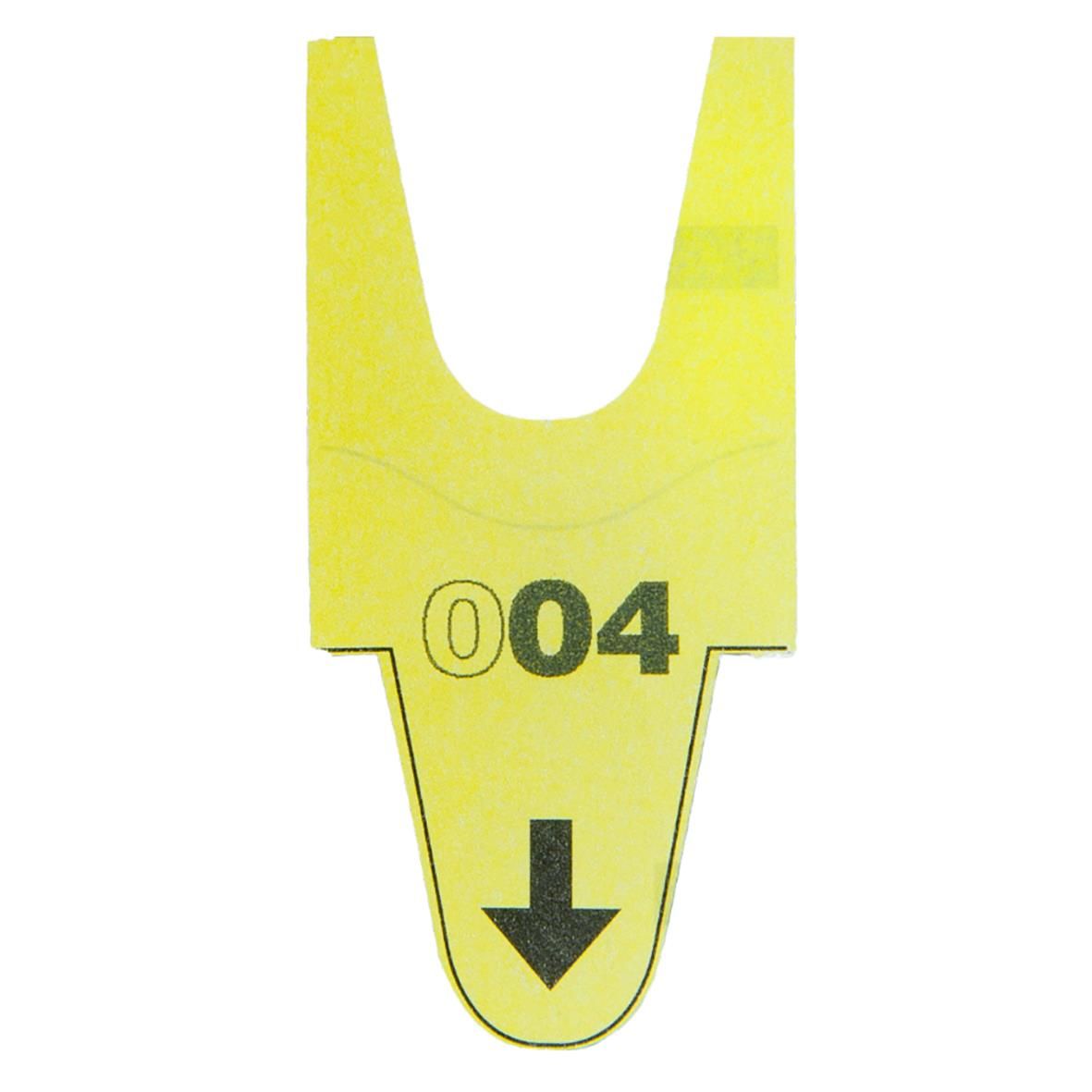 Kölapp Gul T90 30mm bred 4000/rulle