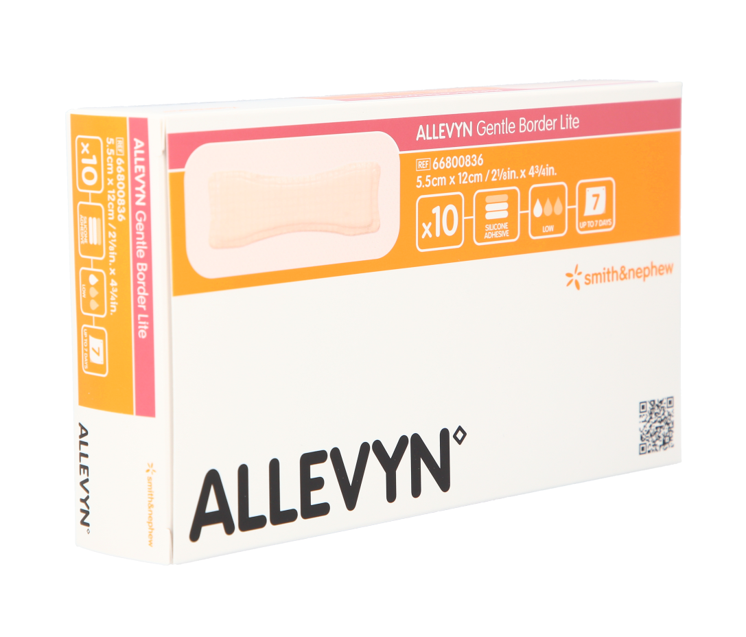 Allevyn Gentle Border Lite 5,5 x 12cm / 10